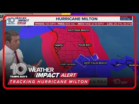 Hurricane Milton update: 2 p.m. Wednesday, Oct. 9
