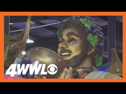 Sneak peek at Bacchus floats