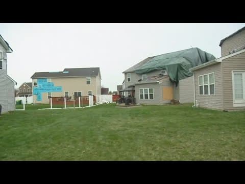 Brownsburg neighborhood heavily damaged by EF-2 tornado