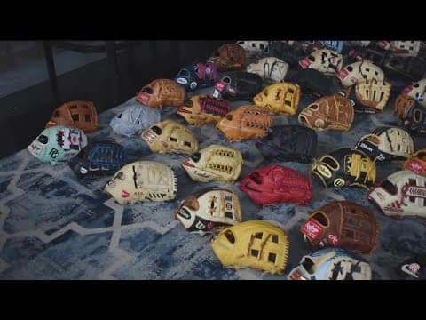 Meet the San Diegan designing and trading rare baseball gloves