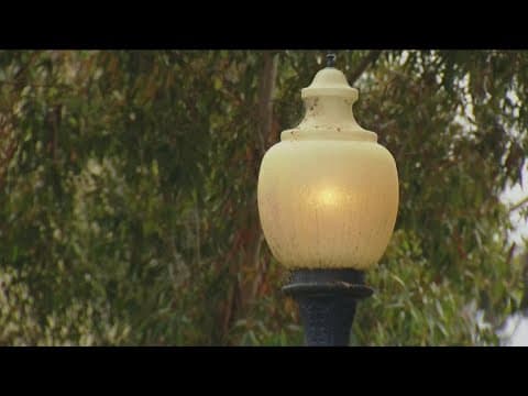 Lights back on at Vermont Street pedestrian bridge
