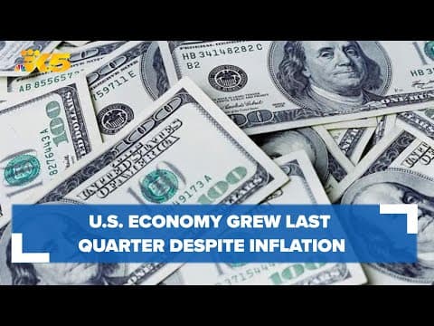U.S. economy grew last quarter despite inflation