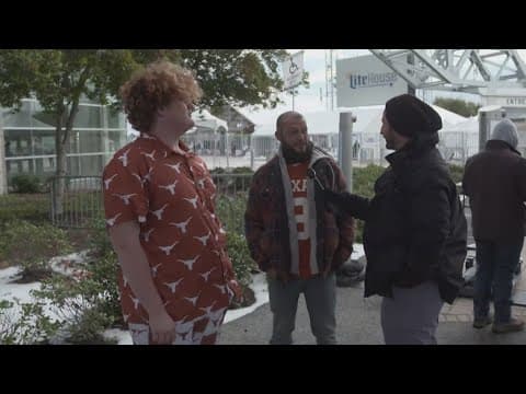 Texas, Ohio State fans gathering outside AT&T Stadium for Cotton Bowl Classic