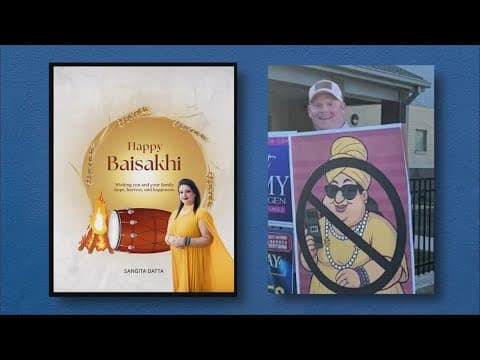 'Disgusting and sad' | Frisco candidate responds to AI-generated cartoon of her on campaign poster