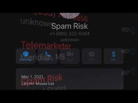 Family gives warning about scam calls