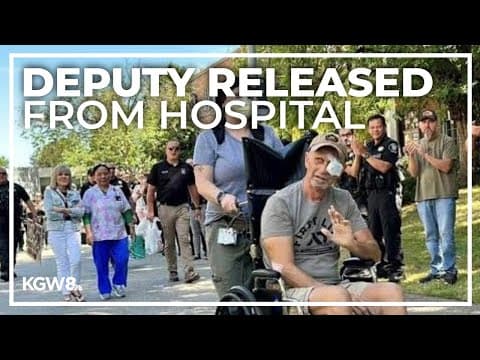 Deputy released from hospital two weeks after being shot in Tualatin
