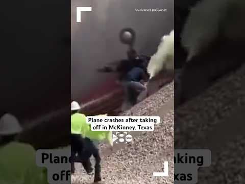 Small plane crashes shortly after takeoff in McKinney, Texas