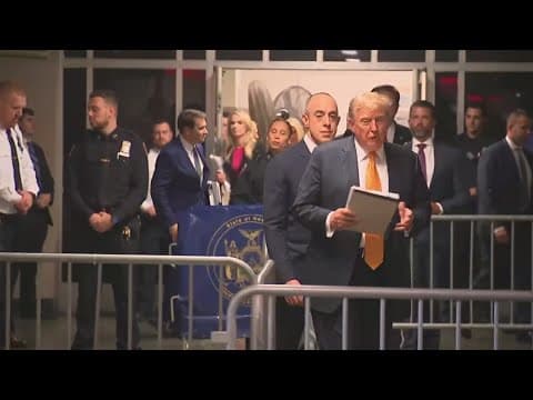 Former President Donald Trump makes campaign fundraiser stop in Houston