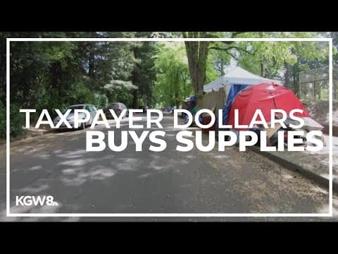 At least $2M taxpayer dollars used to purchase tents and tarps since 2020, docs show