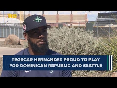Teoscar Hernandez proud to play for the Dominican Republic and the Mariners