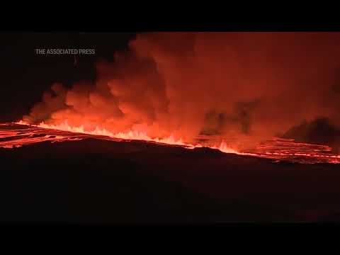 A volcano erupts in same part of southwestern Iceland where earlier activity required evacuations