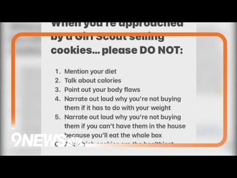 Viral post asks people not to bring diet culture into Girl Scout Cookie sales