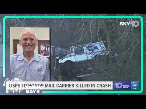USPS to honor mail carrier killed in crash