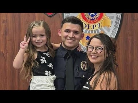 Tributes pour in for fallen North Texas officer