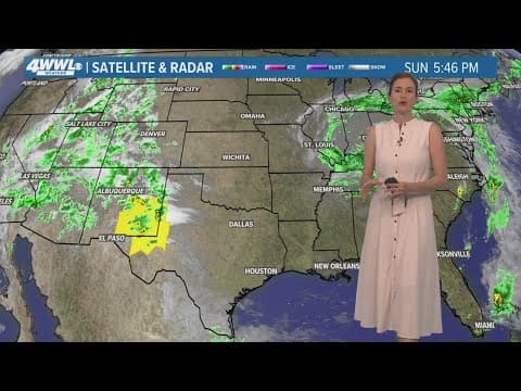 New Orleans Weather: Rounds of heavy rain expected midweek