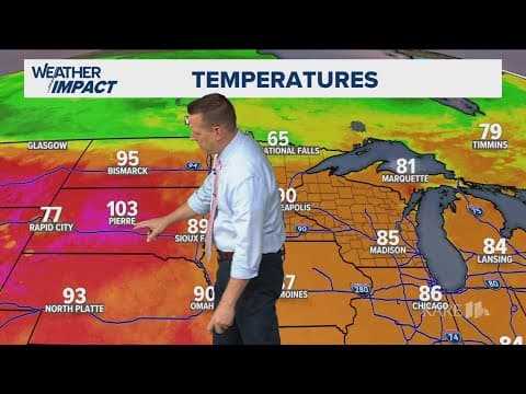 WEATHER: Hot and humid before midweek storms