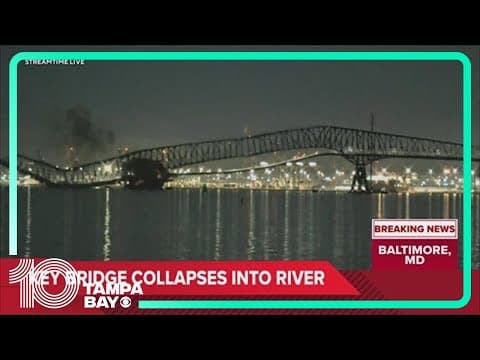 Baltimore Key Bridge collapse: 6 people remain unaccounted for