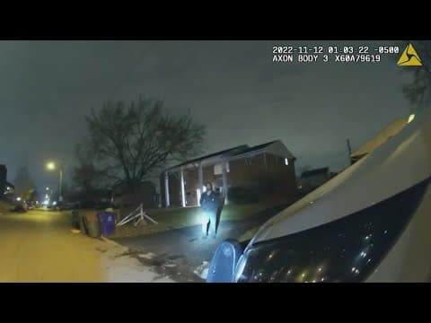 Bodycam video shows suspect firing shotgun at Columbus police officers