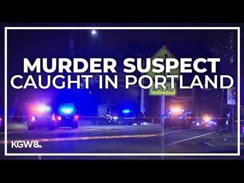 Murder suspect arrested after firing shots at officers during 4-hour standoff in Southeast Portland