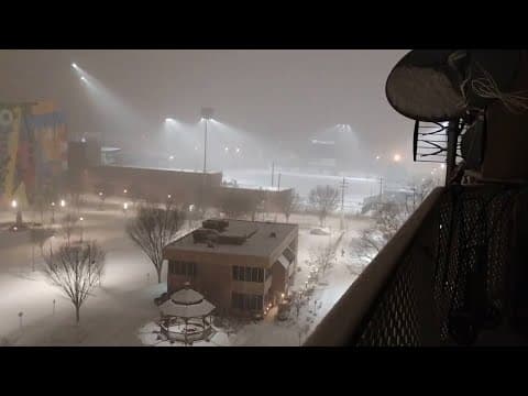 Our view off our 7th floor balcony, Downtown Hagerstown