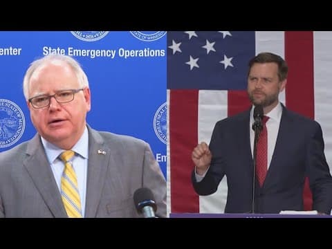 J.D. Vance, Tim Walz agree to vice presidential debate