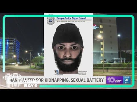 Authorities search for man wanted for kidnapping and sexually battering Doordash driver in Tampa