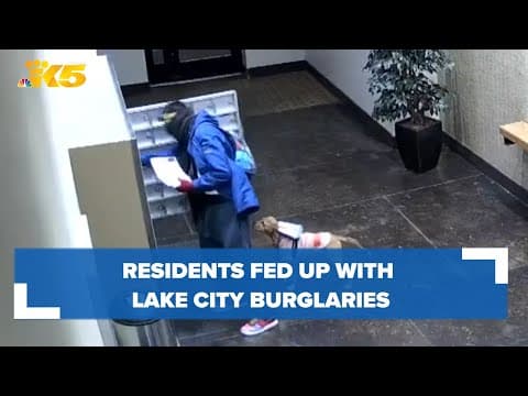 Residents fed up with Lake City burglaries
