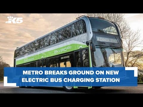 Metro breaks ground on electric bus charging station