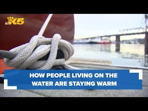How people living on the water are staying warm in Tacoma