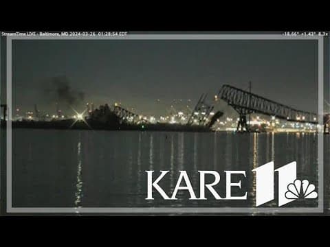 Officials: Ship sent mayday before colliding with Baltimore's Key Bridge