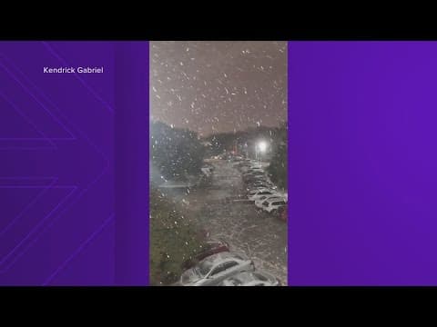 North Texans wake up to snow flurries, below-zero wind chill