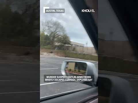 Murder suspect Kaitlin Armstrong briefly escapes custody in Austin, deputies say