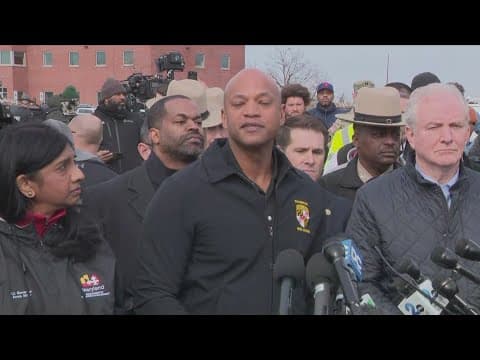 Maryland Gov. Wes Moore gives update on Baltimore Key Bridge collapse