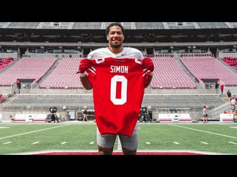 Ohio State linebacker Cody Simon 'so thankful' to receive Block 'O' jersey for 2024 season