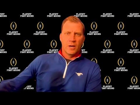 SMU football | Rhett Lashlee press conference after SMU makes 2024 College Football Playoff