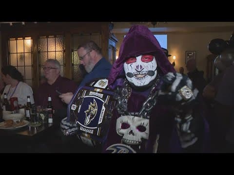 Purple Friday in Baltimore ahead of the AFC Championship game was electric
