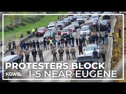 Pro-Palestinian protests in Hillsboro, Eugene