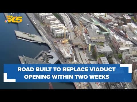 Road built to replace Alaskan Way Viaduct opening within 2 weeks