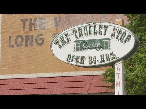 Trolley Stop Cafe demolition