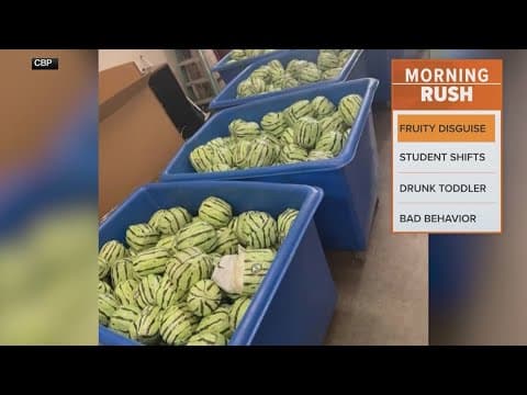 Drugs disguised as fruit seized at U.S.-Mexico border