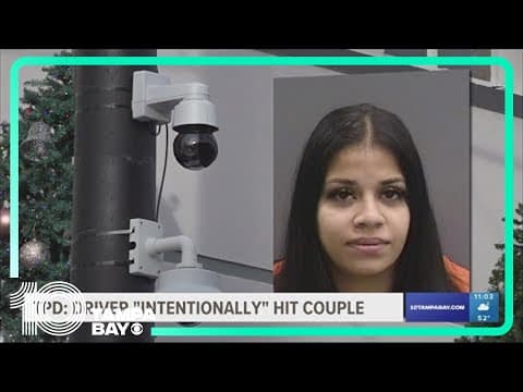 Driver arrested for 'intentionally' ramming into couple in Ybor City