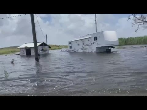 Tropical storm Alberto causes flooding in Grand Isle
