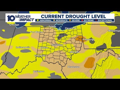 Drought conditions expanding across Ohio as fall nears