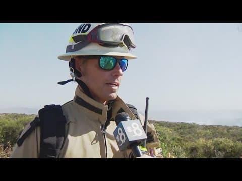 Fire officials give update on brush fire in Del Mar Heights