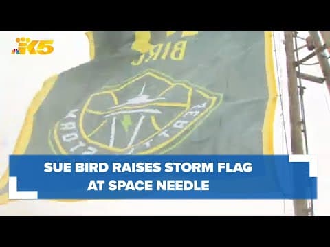 Sue Bird raises Storm flag ahead of jersey retirement