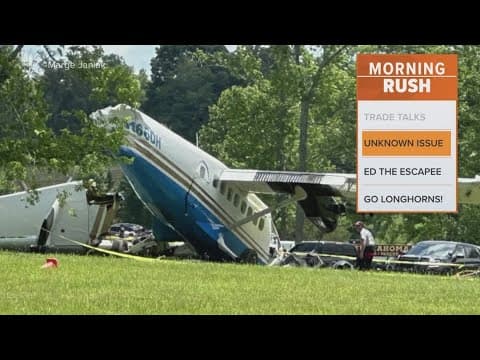 Skydiving plane crashes right after takeoff