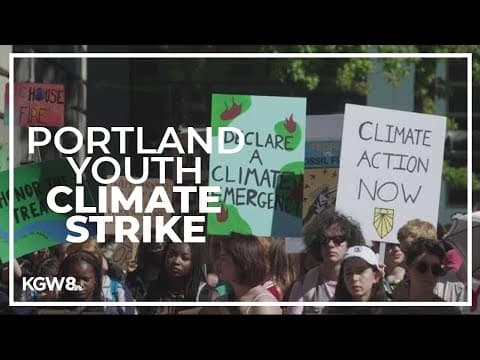Young people take to Portland streets to demand action on climate change