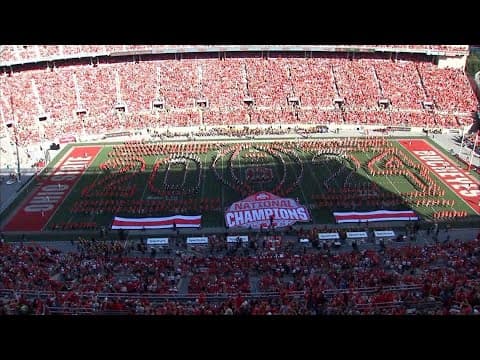 TBDBITL joins forces with alumni for 'Road to the Championship' halftime performance