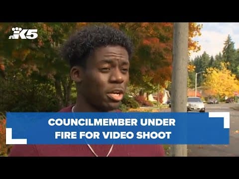 Councilmember under fire for video shoot
