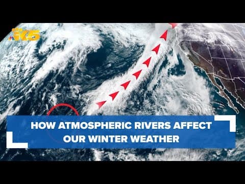 How atmospheric rivers affect our winter weather